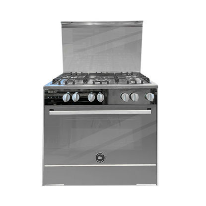 Picture of Unionaire Gas Cooker Max 5 Burners 90*60 cm Without Safety Stainless C69SS-GC-447-F-M13-2W-AL