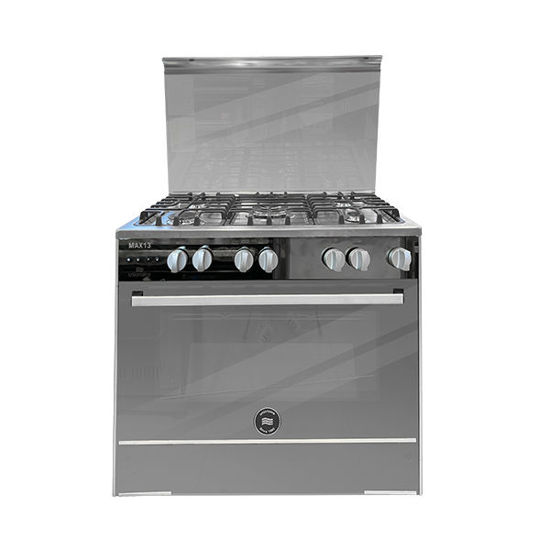 Unionaire Gas Cooker Max 5 Burners 90*60 cm Without Safety Stainless C69SS-GC-447-F-M13-2W-AL