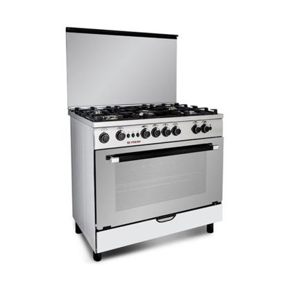 Fresh Milano Cooker - 90*60cm - 5 Burners With Fan Stanless teel