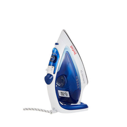 Picture of TEFAL Easygliss Durilium Airglide Soleplate steam Iron, 2400 Watts, Blue/white, FV5715M0