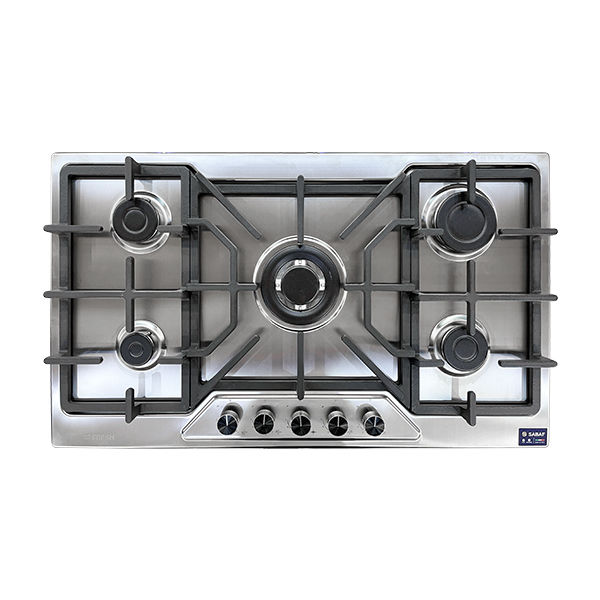 Fresh Gas Cooker Built In Modina 5 Burners 90 Cm Safety Stainless - HMFR90CMSC1