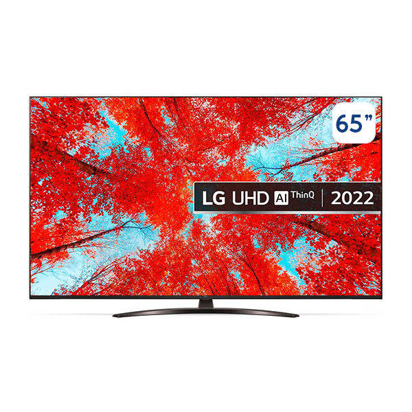 LG UHD 4K TV 65 Inch Cinema Screen Design 4K Active HDR WebOS Smart AI ThinQ - 65UQ91006LC