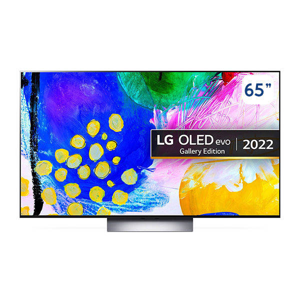 LG OLED TV 65 Inch G2 Series, Gallery Design 4K Cinema HDR WebOS Smart AI ThinQ Pixel Dimming Model OLED65G26LA