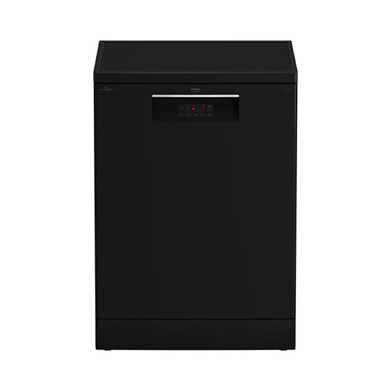 Beko Dishwasher 14 Sets 5 Programs Inverter - Black Digital - BDFN15420B