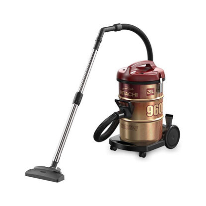 HITACHI Pail Can Vacuum Cleaner 2200W - Model CV-960F SS220 WR