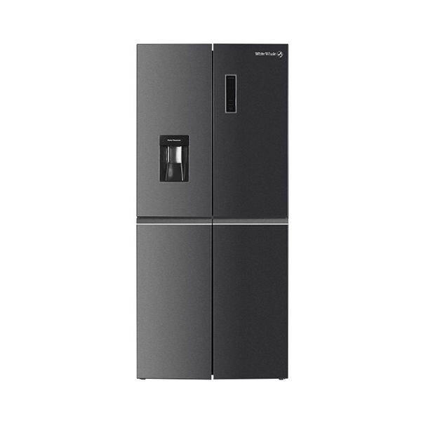 White whale refrigerator 435 liter 4 doors no frost with digital screen and water dispenser inverter black WR-7399AB INV