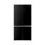 White whale refrigerator 450 liter 4 doors no frost with digital screen inverter glass black WR-G8399AB INV