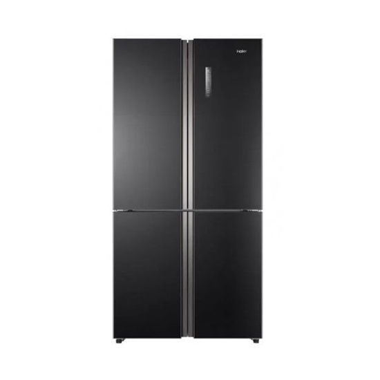 Haier refrigerator 4 doors 502 liter inverter glass black HRF-530 TDBG
