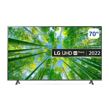 LG 70 Inch UHD 4K TV Active HDR WebOS Smart AI ThinQ - 70UQ80006LD