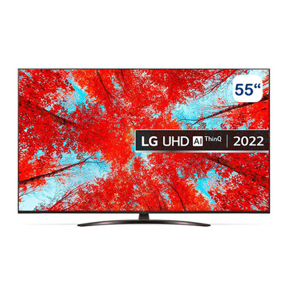 LG UHD 4K TV 55 Inch Cinema Screen Design 4K Active HDR WebOS Smart AI ThinQ - 55UQ91006LC