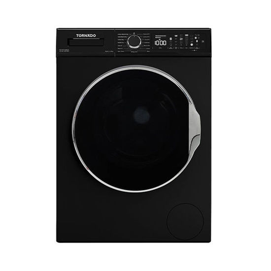 TORNADO Washing Machine Fully Automatic 10 Kg, 6 Kg Dryer, Black TWV-FN1014BKDA