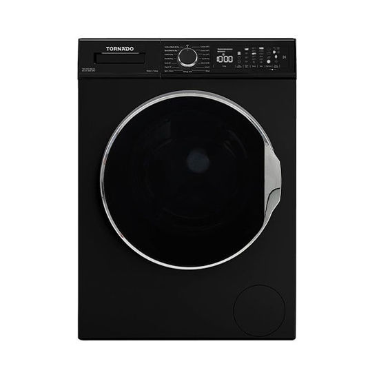 TORNADO Washing Machine Fully Automatic 8 Kg, 6 Kg Dryer, Black TWV-FN814BKDA