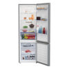 Beko Combi Refrigerator No Frost 2 Doors 366L - Black - RCNE366E30ZXB