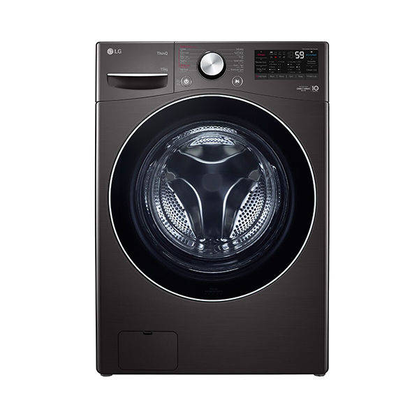 LG Washing Machine Front load 15 kg with AI DD™ Black steel F0L9DYP2E