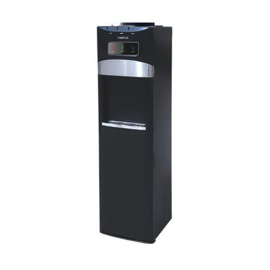 Castle Water Dispenser 3 Tabs with Refrigerator - Black - WD3050