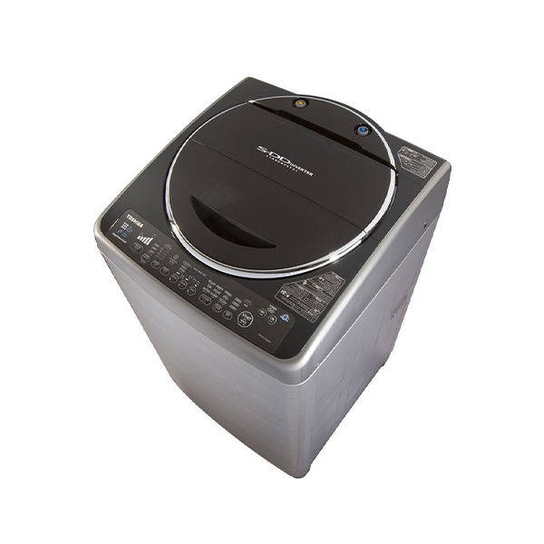 TOSHIBA Washing Machine Top Automatic 15 Kg, SDD Inverter, Silver AEW-DC1500SUP(SS)