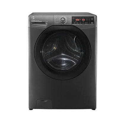HOOVER Washing Machine Fully Automatic 8 Kg, Inverter Motor, Silver H3WS38TAMF7R-ELA