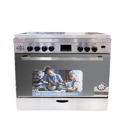 Royal Gas Free Stand Cooker 60*90 Professional Digital, Sensor Full Safety With fan 2010325