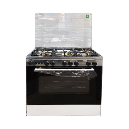 Tecnogas M-GC Mystro 80 cm Cooker With Fan - 5 Burners - Stainless