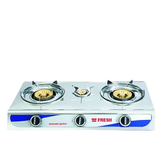 Fresh Gas Stove 2.5 burners Stainless Steel