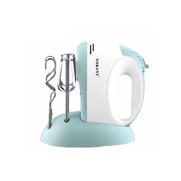 Hand Mixer 100W Sokany - Blue - SK-6625