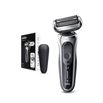 Series 7 71-S1000s Wet & Dry shaver with travel case, silver