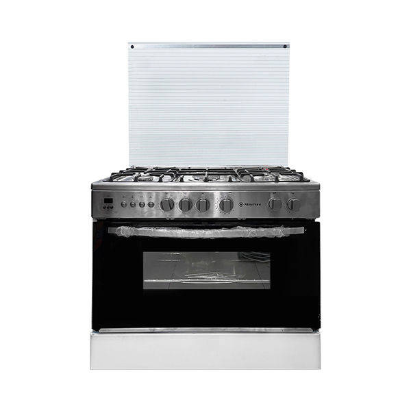White Point Free Standing Gas Cooker 90*60 With 5 Burners With Full Safety-Fully Stainless & Mirror Oven Door WPGC9060XTOCFSDA