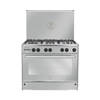 Unionaire Gas Cooker 5 Burners 90*60 cm Without Safety Stainless C69SS-GC-447-IFSO-2W-M14-AL