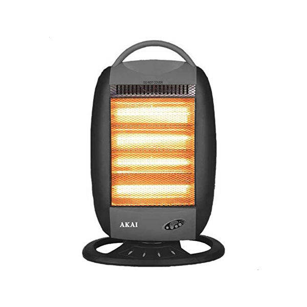 Akai Electric Heater 1600 Watt 4 Candles black- AK-16