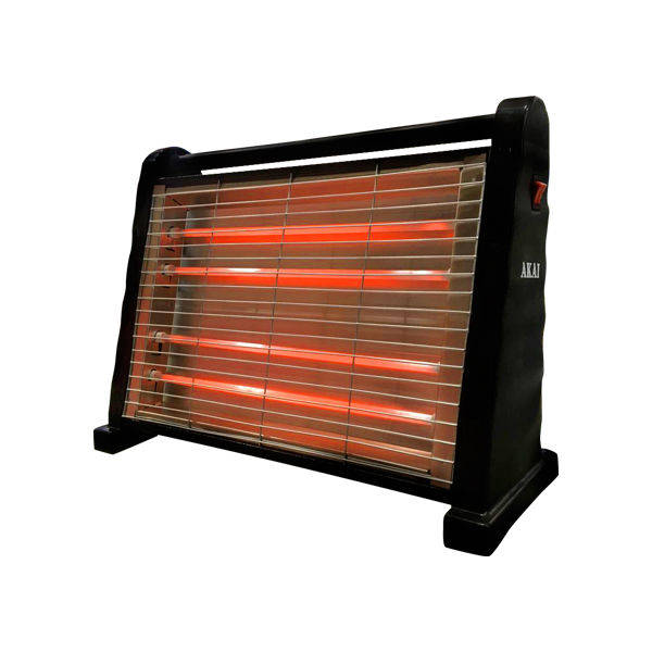 Akai Electric Heater 2000Watt 4 Candles  black- AK-2050