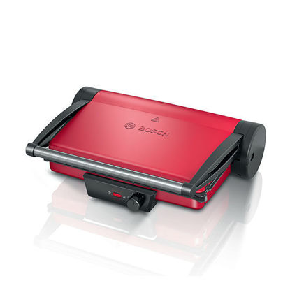 Picture of Bosch Electric Grill 2000 Watt Red Color Model -TCG4104