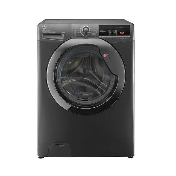 HOOVER Washing Machine Fully Automatic 8 Kg, Silver H3WS383TAC3R-ELA