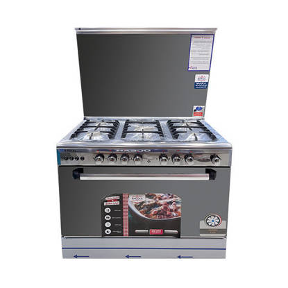 Royal Gas Free Stand Tower Cast 60*90 Without Safety - With Fan Stanless 2010336