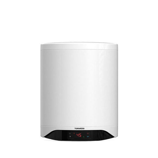 TORNADO Electric Water Heater 40 L , Enamel, Digital, White TEEE-40DW