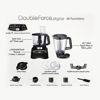 Moulinex Double Force Digital Food Processor, 36 Functions, 1000 Watt, Black - FP8268EG