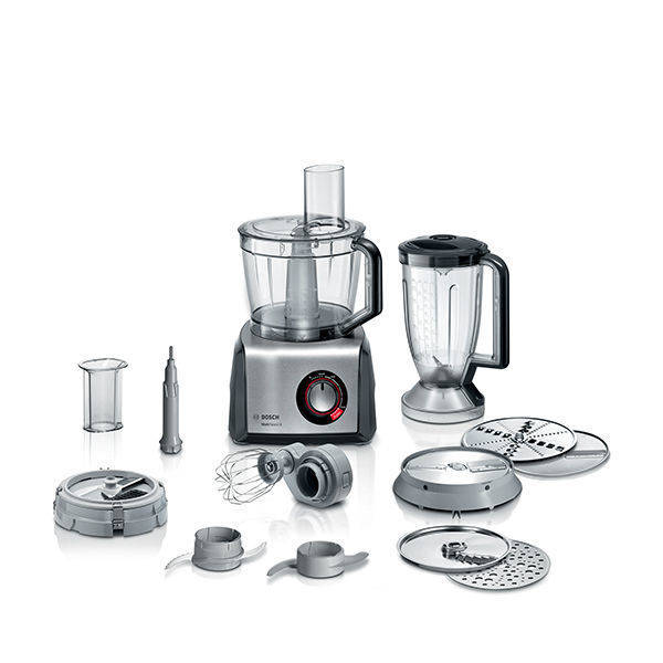 Bosch MultiTalent 8 Kitchen Machine, 1250 Watt, Black/Silver - MC812M865