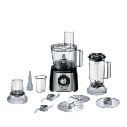 Picture of Bosch Food Processor Multi Talent 3 Stainless Steel*black 900W Model-MCM3PM386