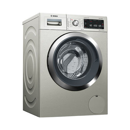 Bosch Serie 8 , Front Load, Automatic, Washing Machine, 9 KG, Silver - WAW325X0EG