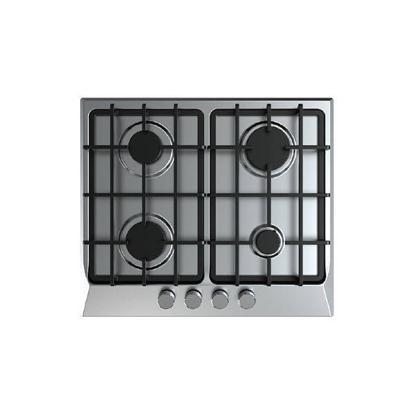 Fresh Stainless Steel Built-in Hob, 4 Gas Burners, 60 cm HAFR60CMSC-1