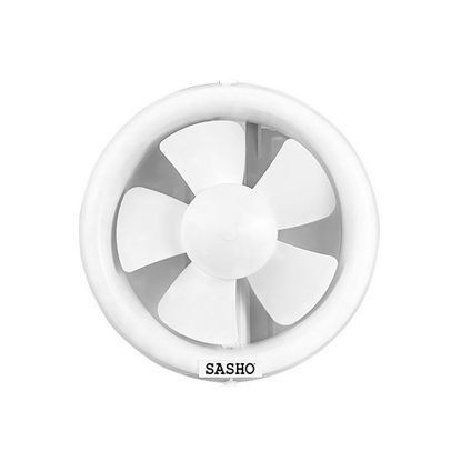 SASHO Ventilating Fan Galss 15 cm Size 20×20 cm White