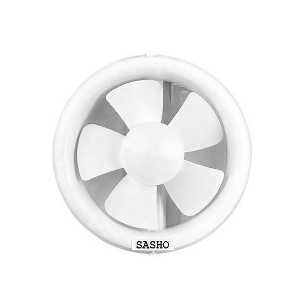 SASHO Ventilating Fan Galss 20 cm Size 25×25 cm White