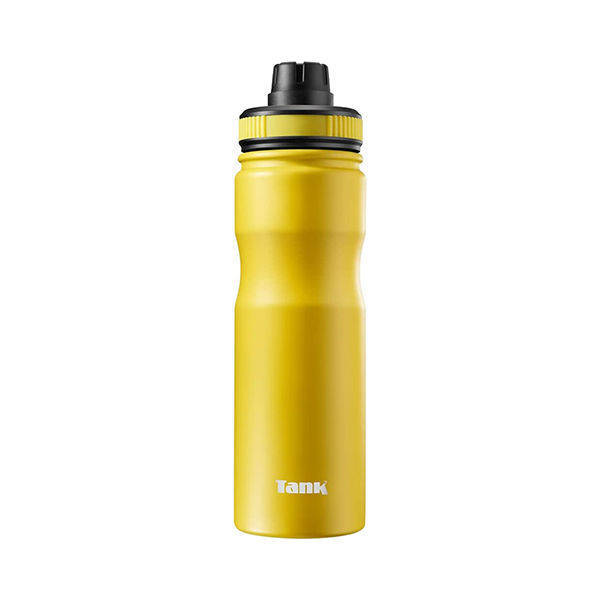 Tank me 650ml Stainless Steel Bottle - Yellow