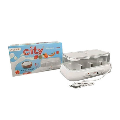City Yogurt Maker 8 Piece White Model HMA-1003