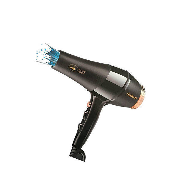 Hair dryer max 709 - 5000 watt - black