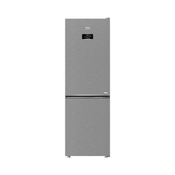 Beko refrigerator no frost digital 316 liter 2 doors stainless RCNE367E30ZXB