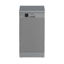 Beko digital slimline dishwasher half load 10 persons 5 programs 45 cm silver DVS05020S