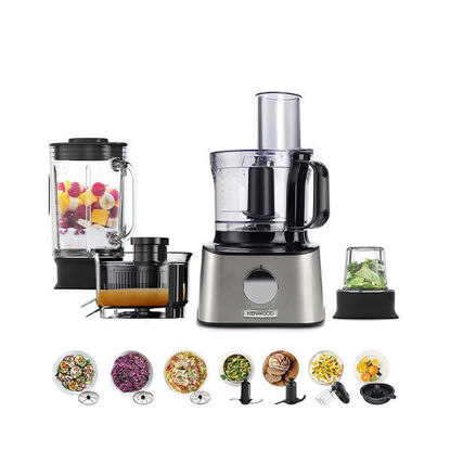 Picture of Kenwood Food Processor, 800 Watt With Grinder - Black Silver FDM307SS