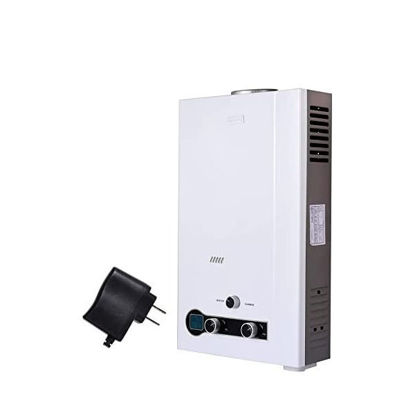 Tecnogas Gas Water Heater Digital 6 L with charger Digital White
