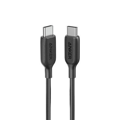 Picture of USB C Cable 60W, Anker Powerline III USB-C to USB-C Cable 2.0 (3ft, Black)