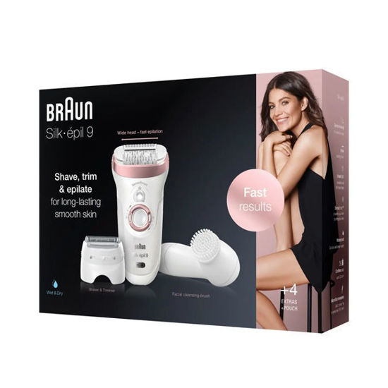 ElIraqi Company Braun Silk épil 9 Wet and Dry Epilator, White and